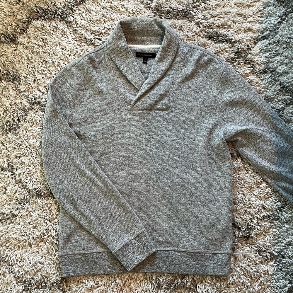 Banana Republic * Mens Pullover With Rolled Collar
